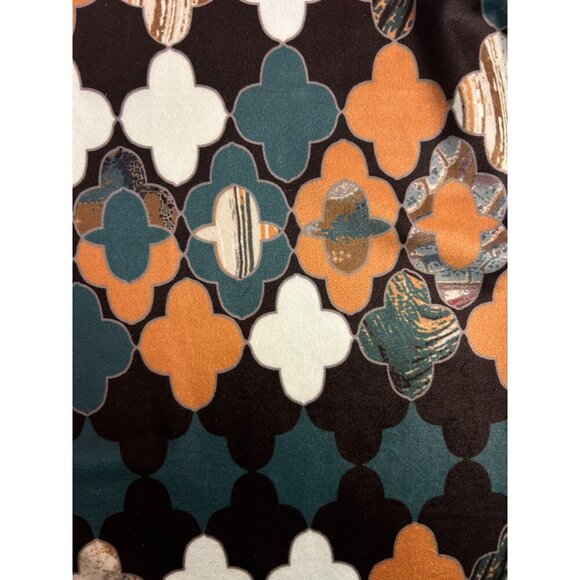 Tyler Boe Multicolor Geometric Print High-Neck Geometric Velvet Dress XS - Picture 5 of 5